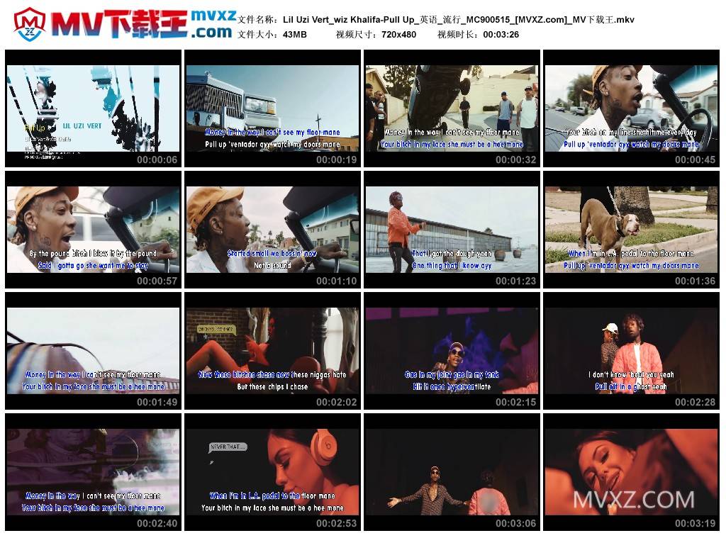 Lil Uzi Vert_wiz Khalifa-Pull Up_英语_流行_MC900515